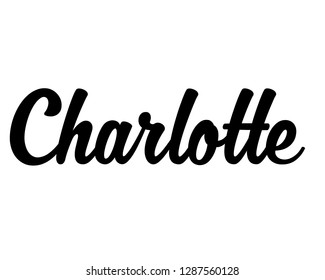 443 Charlotte name image Images, Stock Photos & Vectors | Shutterstock