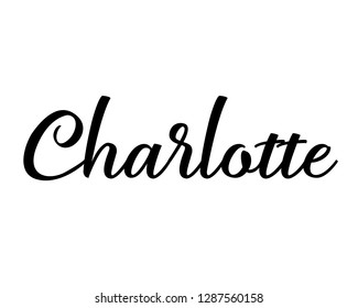 Charlotte Name Images, Stock Photos & Vectors | Shutterstock