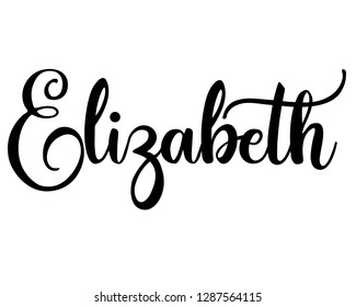 Elizabeth Cursive Svg