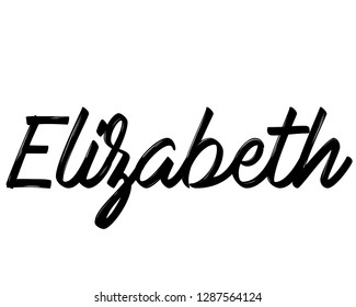 The Name Elizabeth Images, Stock Photos &amp; Vectors | Shutterstock