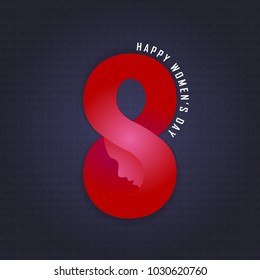 Typography card with pattern background 