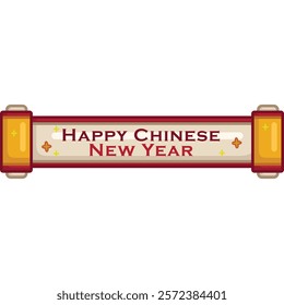 a typography of chinese new year