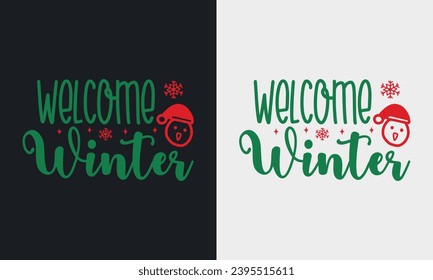 typography Christmas holiday t shirt design. boasts graphic illustrations, festive lettering, and a merry Santa Claus greeting, making it ideal for clothing that's both perfect for print items like 