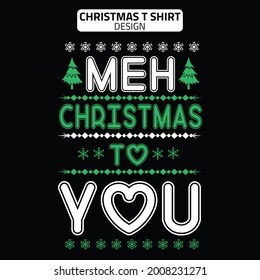 Typography Christmas sweeter  design for upcoming Christmas event on December 