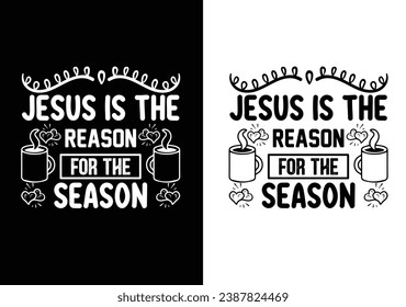 Typography christmas t shirt design