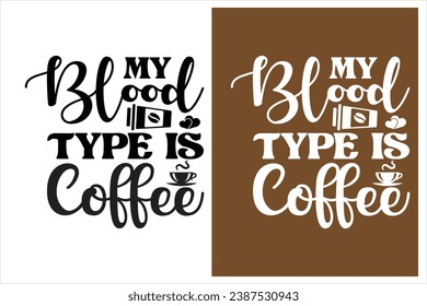 Typography coffee design for print on demand, typography creative coffee t shirt design vector