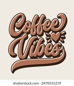 Typography coffee quote for print on t shirt mug pillow craft  vector file.