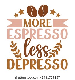 Typography Coffee t shirt design