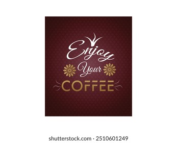 Typography of coffee time with retro style for the sticker in cafe or label design