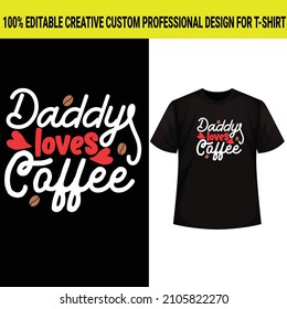 Typography coffee t-shirt design, winter coffee, coffee lover t-shirt vector template.