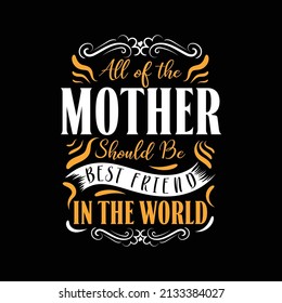 typography creative ornament mothers day mom t shirt