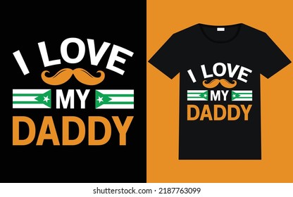 typography dad t shirt design