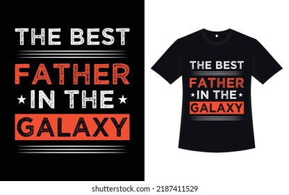 Typography dad t-shirt design with vector 