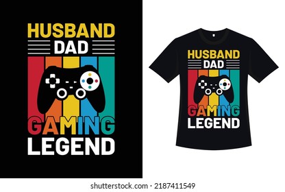 Typography dad t-shirt design with vector 