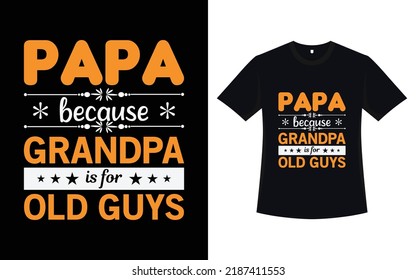 Typography dad t-shirt design with vector 