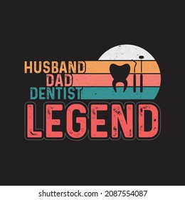 Typography Dentist T-shirt Design For Dentists