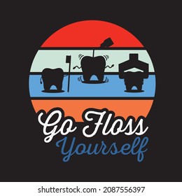 Typography Dentist T-shirt Design For Dentists