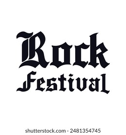 typography design with black color