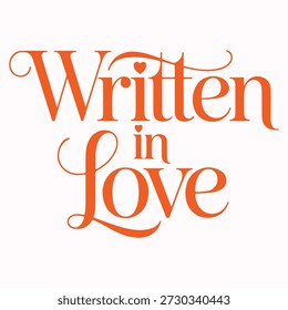 typography design for Valentine’s Day 