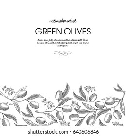 Typography design decorative card sketch with inscription that main use of hopes is in medicine and food industry hand drawing vector illustration