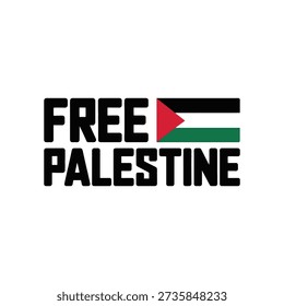 “Free Palestine” typography design featuring the Palestinian flag, created as a bold vector graphic expressing peace, solidarity, and human rights awareness. This powerful political and social message design is suitable for posters, banners, apparel, stickers, social media graphics, editorial use, and advocacy campaigns. Clean typography and strong symbolism make it ideal for print and digital projects focused on unity, justice, and global awareness.