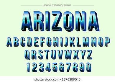 Typography Design Font Vector