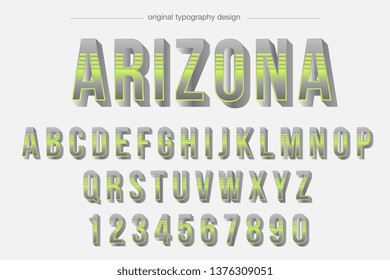 Typography Design Font Vector