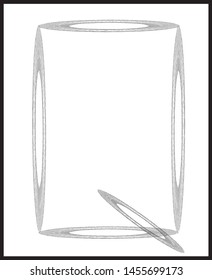 Typography design of the letter Q