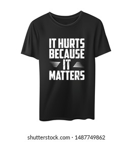 Typography design on black t-shirt vector concept. 