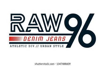 typography design for printing on shirts and for other uses, vector image.