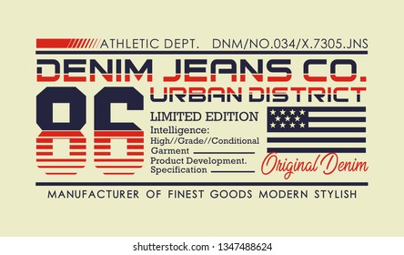 typography design for printing on shirts and for other uses, vector image.