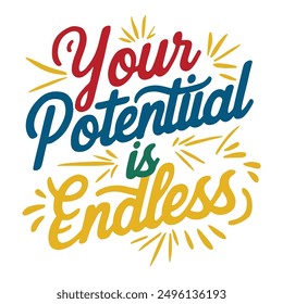 Typography design, quote and slogan.