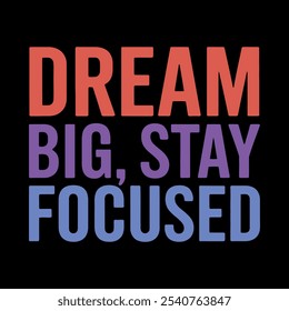 Typography Design for Students Committed to Success and Growth