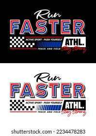 typography design urban sport for t shirt	