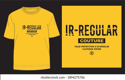 typography design vector for t shirt concept