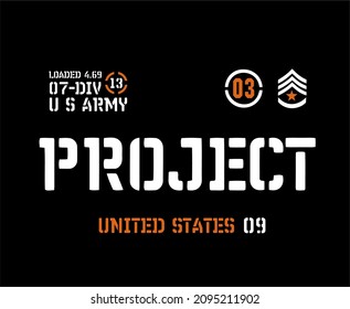 typography design vector for design t shirts concept