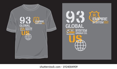 typography design vector for t-shirt concept
