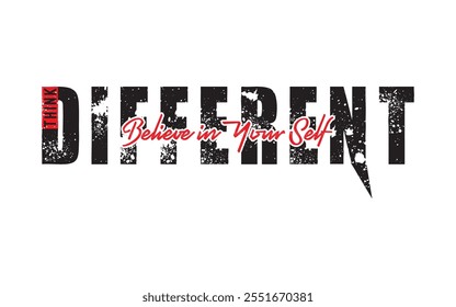 Typography different  motivational quotes designv ector illustration graphics print t shirt design