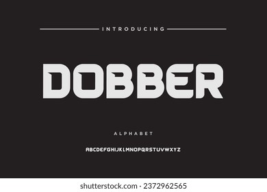 Typography display font alphabet. Modern fonts vector illustration. Typeface display.