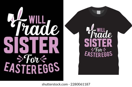 Typography Easter Day Creative T-Shirt Design Vector