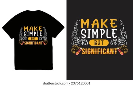 typography effect design, t-shirt design