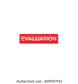 typography evaluation. simple and modern. can be used as an icon.