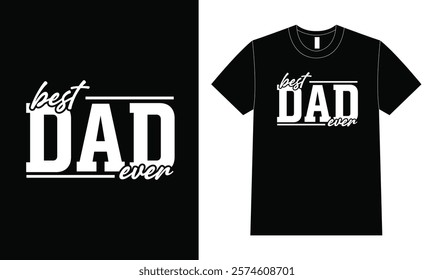 Typography Of Father Day T-shirt, Papa Day T-shirt Design.