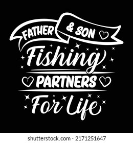 Typography Father and Papa t-shirt design, ribbon element, vector graphic
