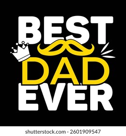Typography Father's t shirt design