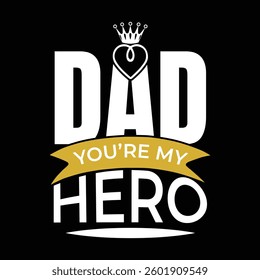Typography Father's t shirt design