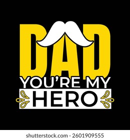 Typography Father's t shirt design
