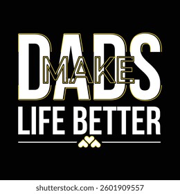 Typography Father's t shirt design