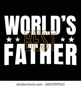 Typography Father's t shirt design