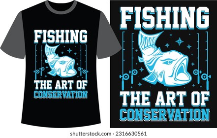 Typografía Diseño de camisetas de pesca. Diseño de vectores de pesca.